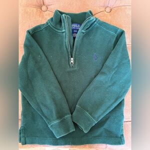Polo by Ralph Lauren Forest Green Zip-Up Sweater